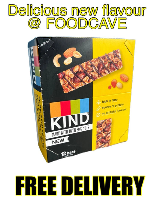 KIND Bars CARAMEL CHOCOLATE PEANUT  Gluten-Free, High Fibre Best before 08/09/25