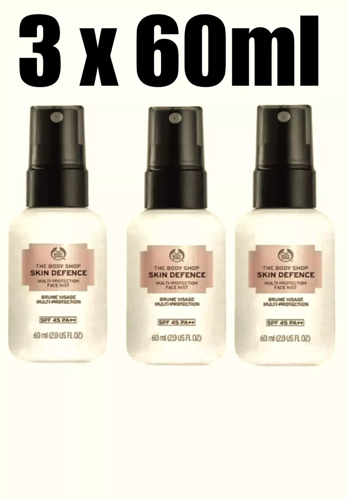 The Body Shop - Skin Defence Multi Protection - Face Mist SPF 45 PA++ 100% Vegan