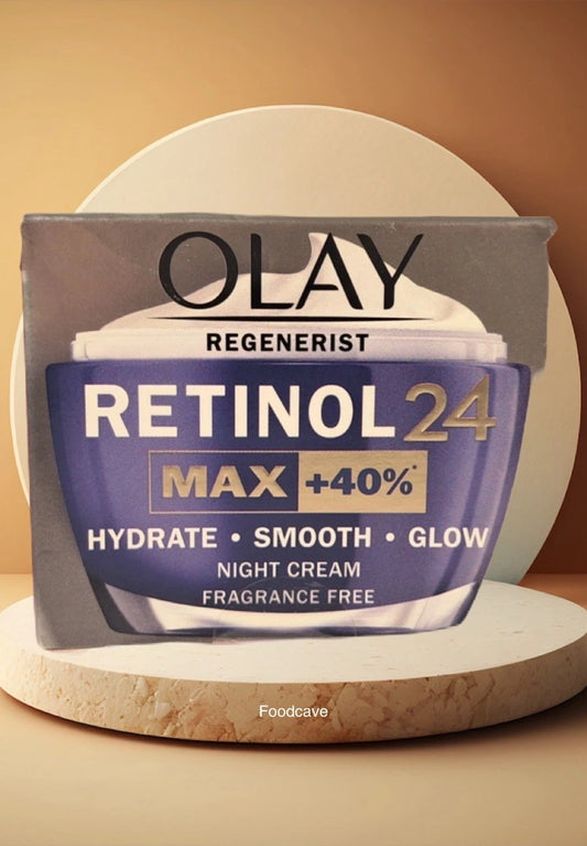 Olay Regenerist Retinol 24 MAX +40% Night Skin Cream Fragrance Free 50ml
