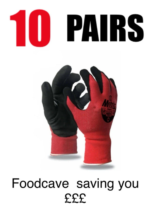 Pack Of 10 Metric By TRAFFI gloves size 09 (TM 112-09)
